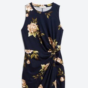 Nine Britton Abigail Brushed Knit Midi Dress - Floral, Size Small